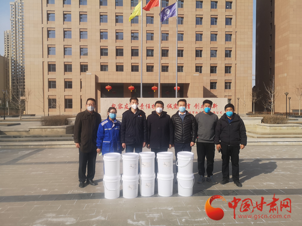 【甘肅全民戰(zhàn)“疫”】暖心！民革蘭州市委會(huì)捐助首批1噸防疫物資（圖）