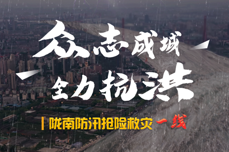 海報丨隴南防汛搶險救災一線，這些讓我們感動的瞬間!