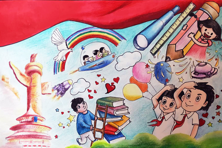 蘭州市第三屆青少年社會主義核心價(jià)值觀主題動(dòng)漫設(shè)計(jì)作品征集評選展示（漫畫插畫 九）