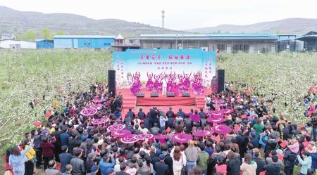 隴南禮縣舉辦“學(xué)黨史·感黨恩·賞花?！むl(xiāng)村游”活動