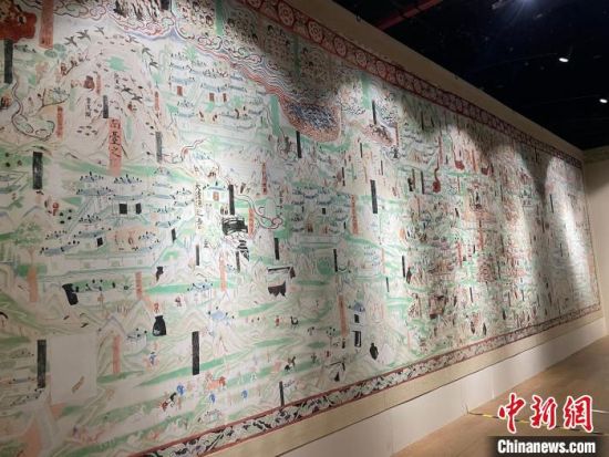 圖為展覽現(xiàn)場(chǎng)?！〗瓧顭?攝