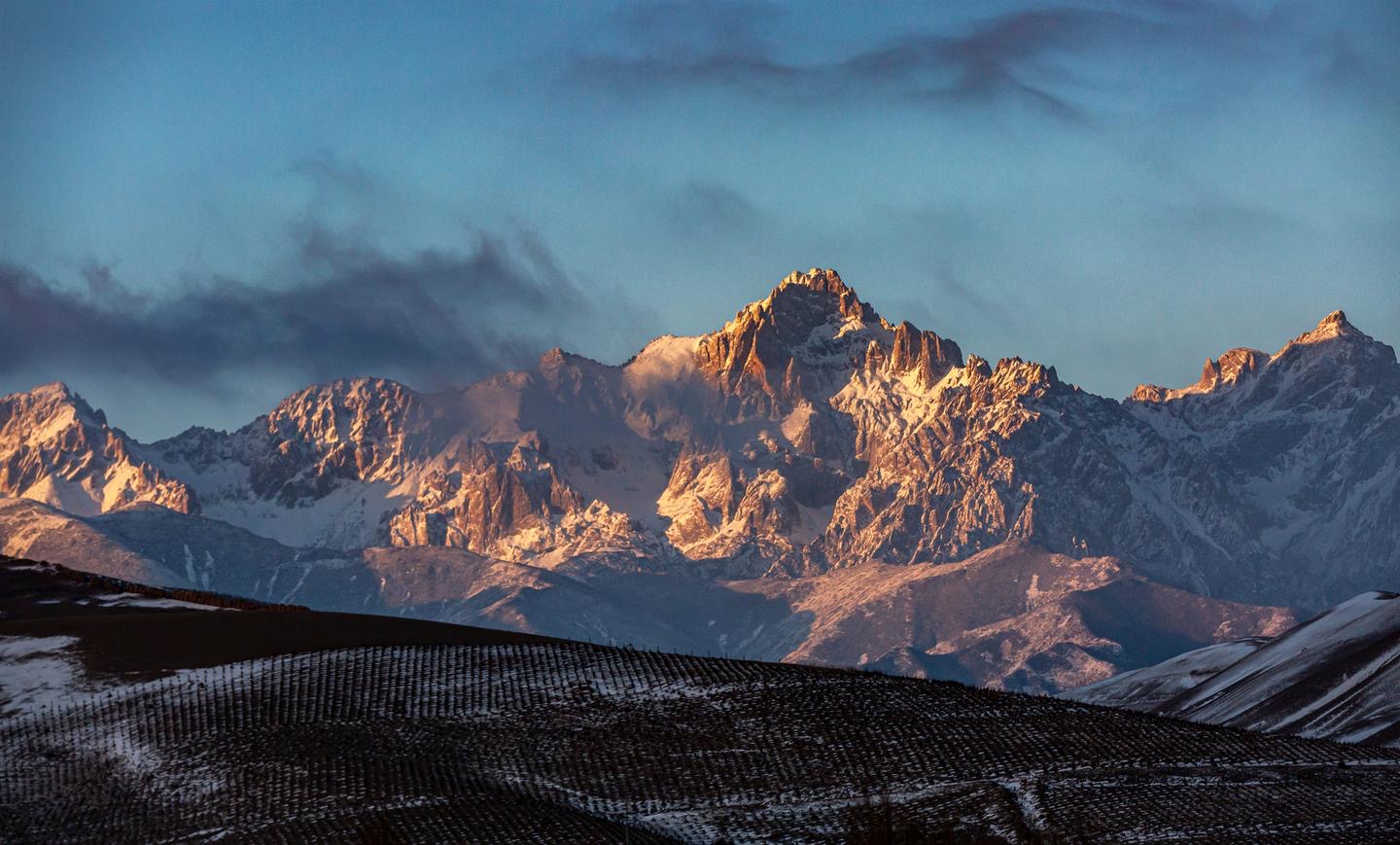 【輪播】武威天祝:祁連山烏鞘嶺段雪后初霽 靜美如畫(huà)_fororder_5