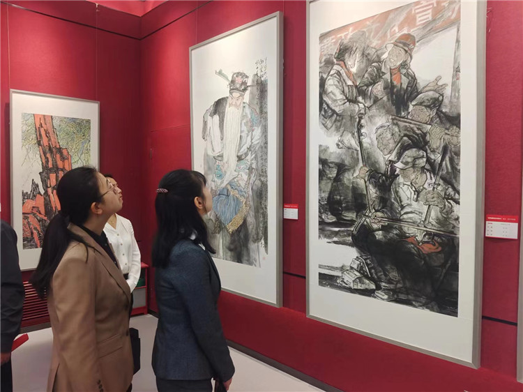 2023年5月，甘肅省紀委監(jiān)委機關(guān)、省委巡視辦、省文旅廳主辦，甘肅畫院承辦的甘肅省廉潔文化美術(shù)、書法、設(shè)計作品展開展，逾萬人參觀。.jpg