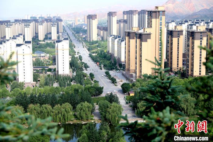 圖為樂都朝陽山片區(qū)。　薛蒂 攝