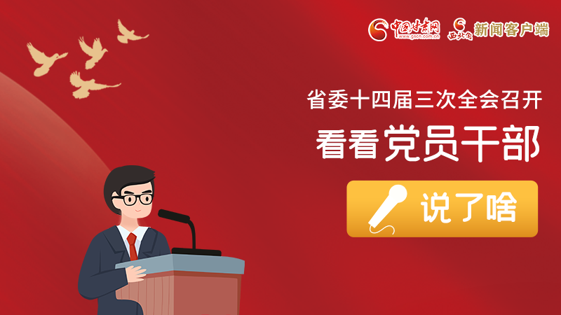 圖解|事關(guān)甘肅省委十四屆三次全會，黨員干部這么說！