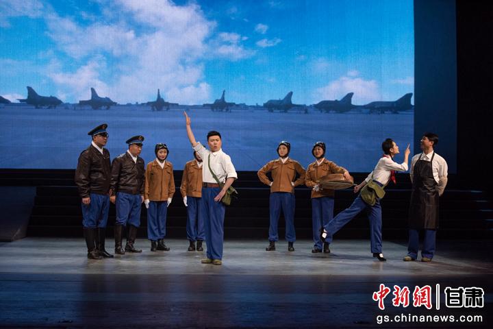 圖為甘肅原創(chuàng)音樂劇《風花雪月》演出劇照。(資料圖)潘禹辰 攝