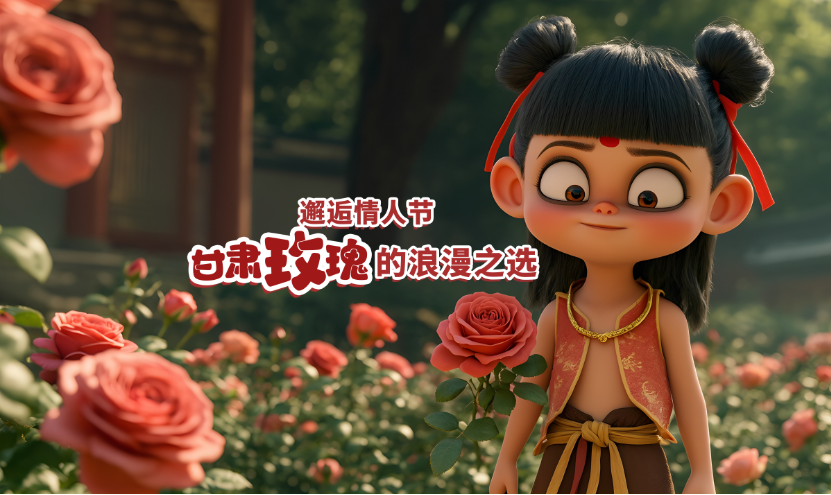 AI視頻 | 邂逅情人節(jié)，甘肅玫瑰的浪漫之選