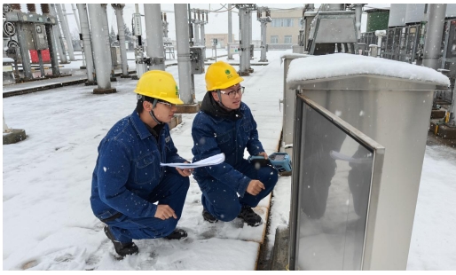 國網(wǎng)慶陽供電公司：頂風冒雪守電網(wǎng) 全力以赴護光明